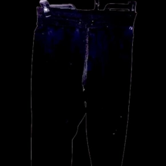 Black super soft fleece lined heavy weight warm small ladies joggers black euc - Picture 7 of 7